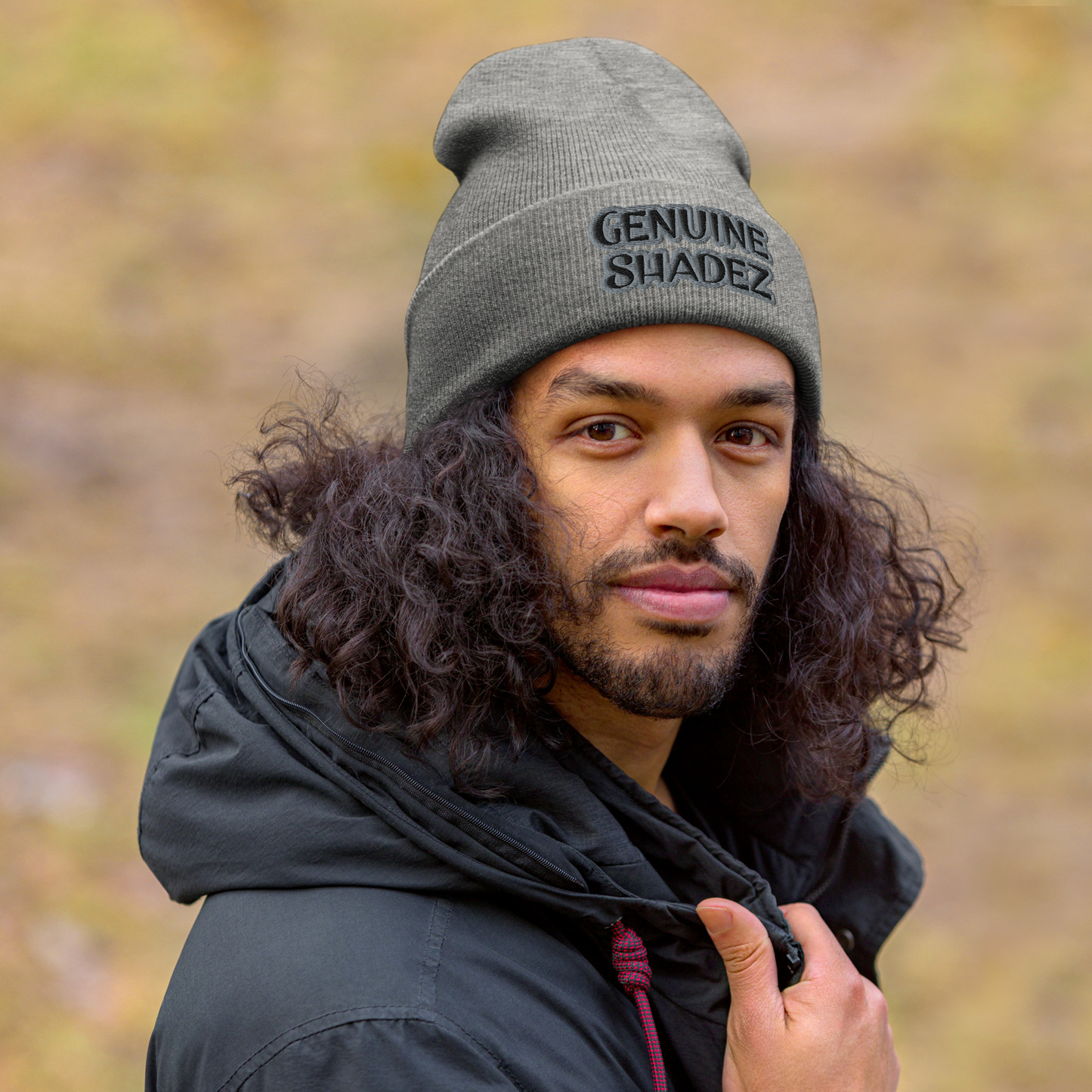 Genuine Shadez, black - Cuffed Beanie