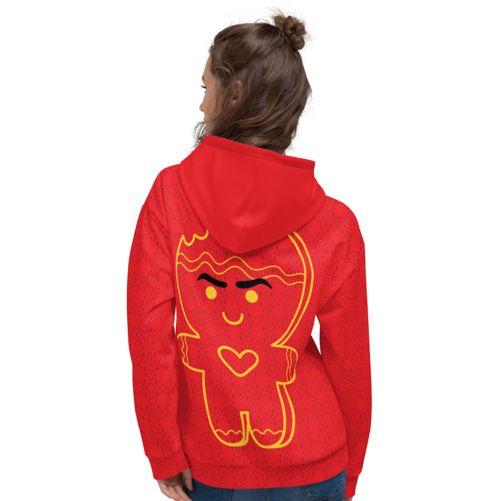 Merry Grinchmas - Unisex Allover-Hoodie, alizarinred