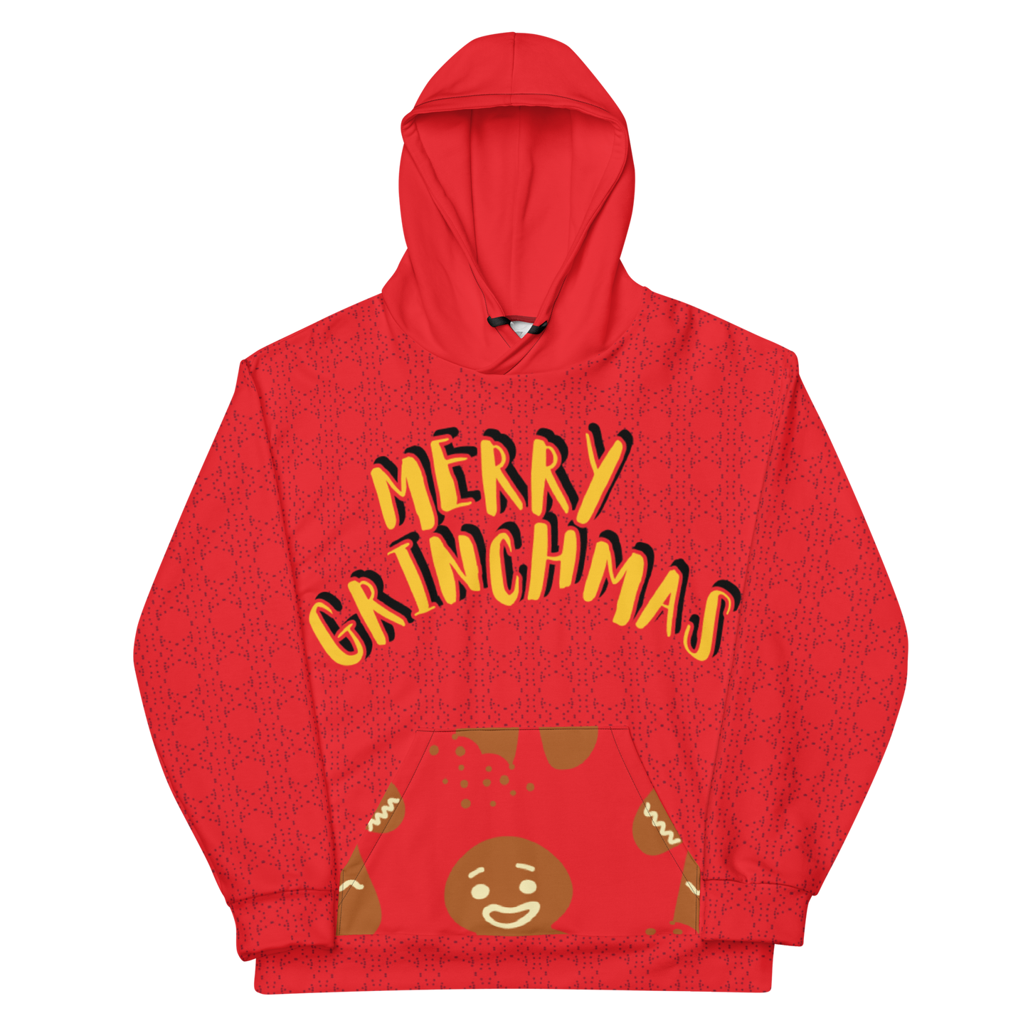Merry Grinchmas - Unisex Allover-Hoodie, alizarinred