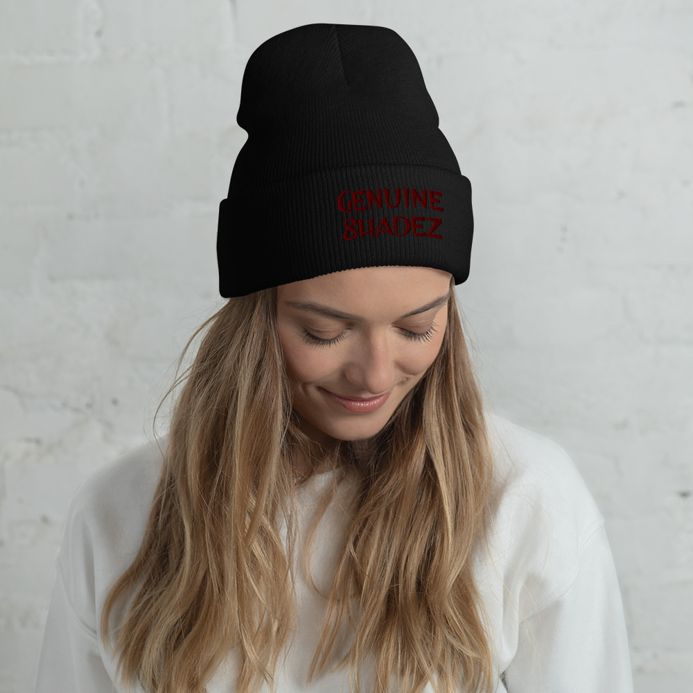 Genuine Shadez - Cuffed Beanie, black