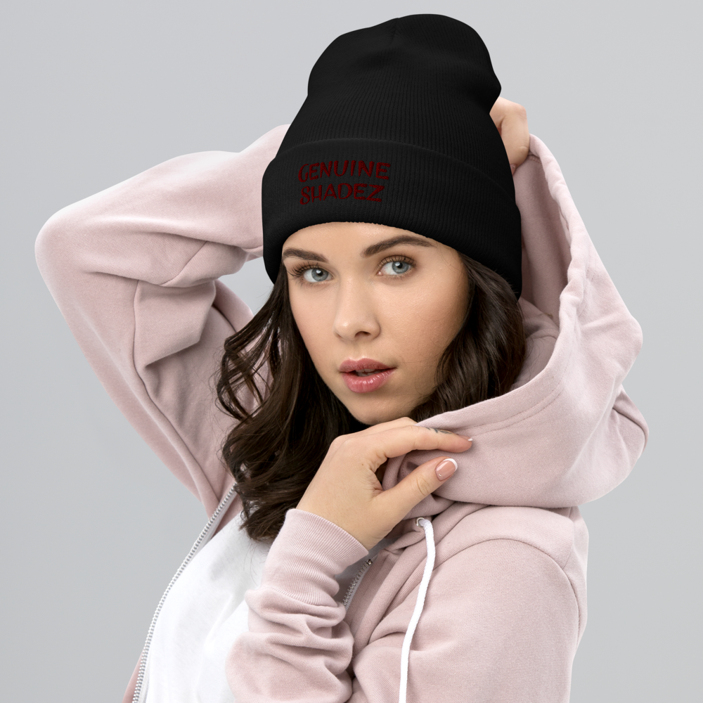 Genuine Shadez - Cuffed Beanie, black