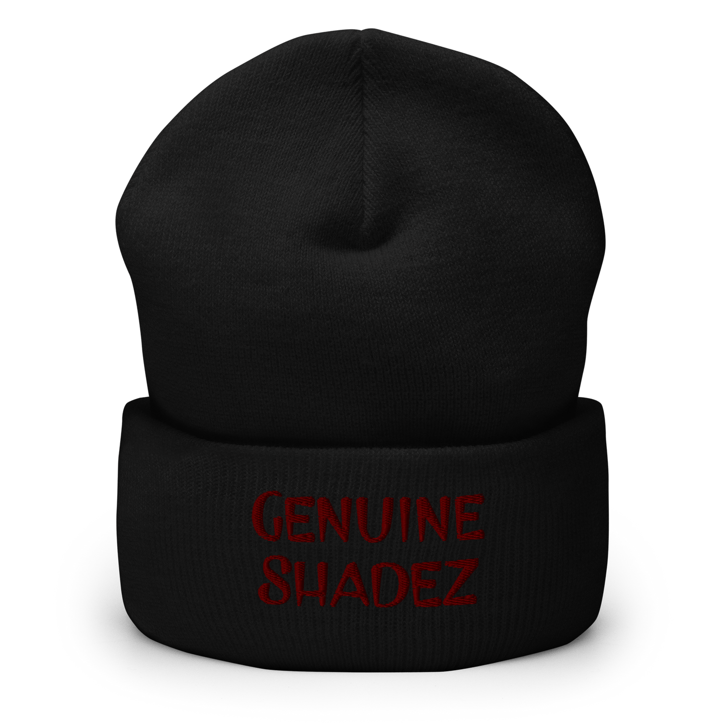 Genuine Shadez - Cuffed Beanie, black