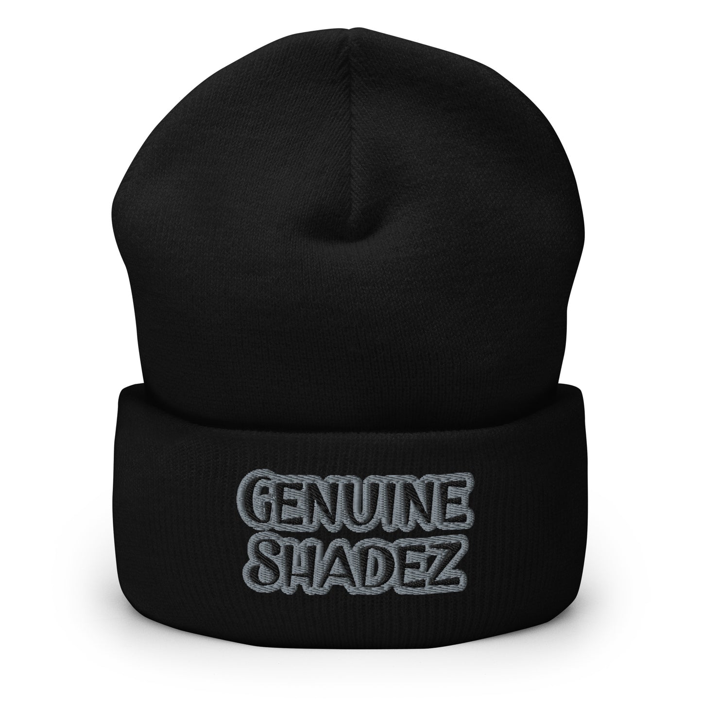 Genuine Shadez, black - Cuffed Beanie