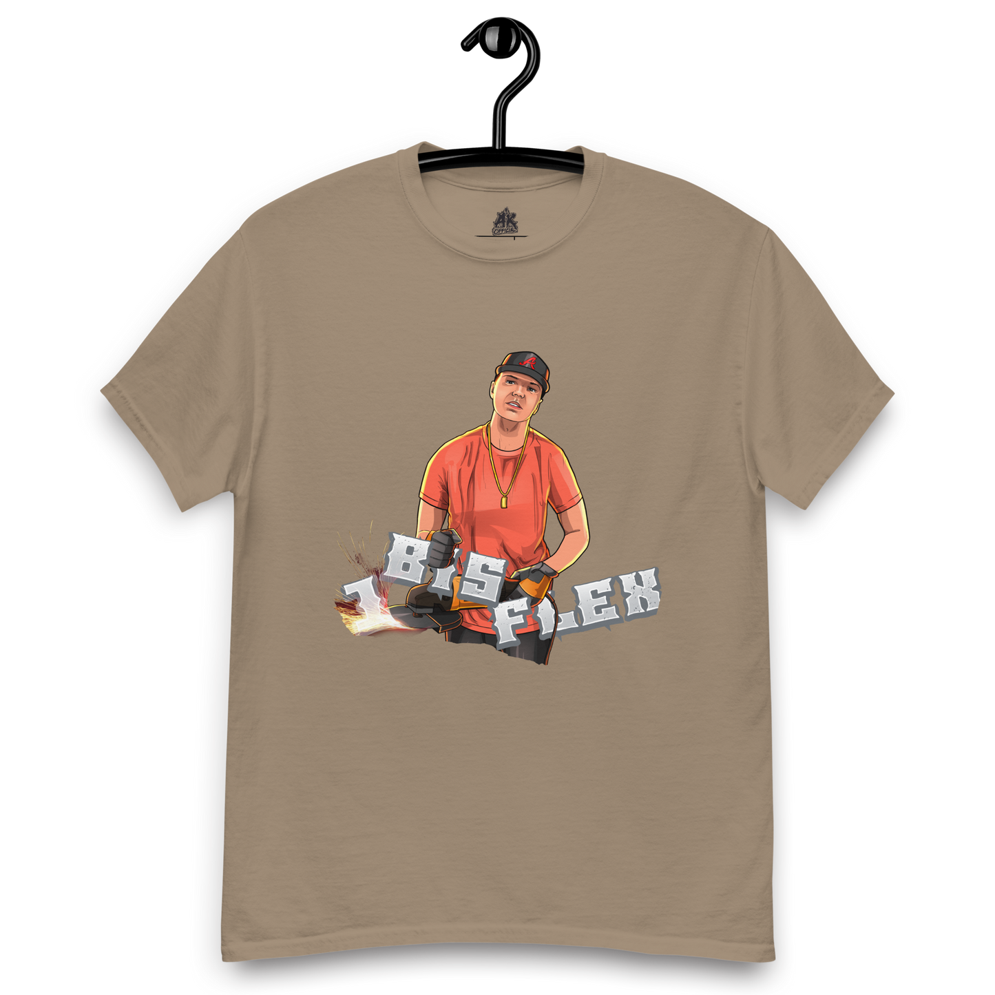 1 bis Flex, Classic Men´s T-Shirt, brown savana